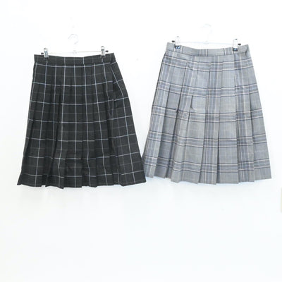 【中古】埼玉県 埼玉栄高等学校 女子制服 3点（ブレザー・スカート・スカート）sf006924