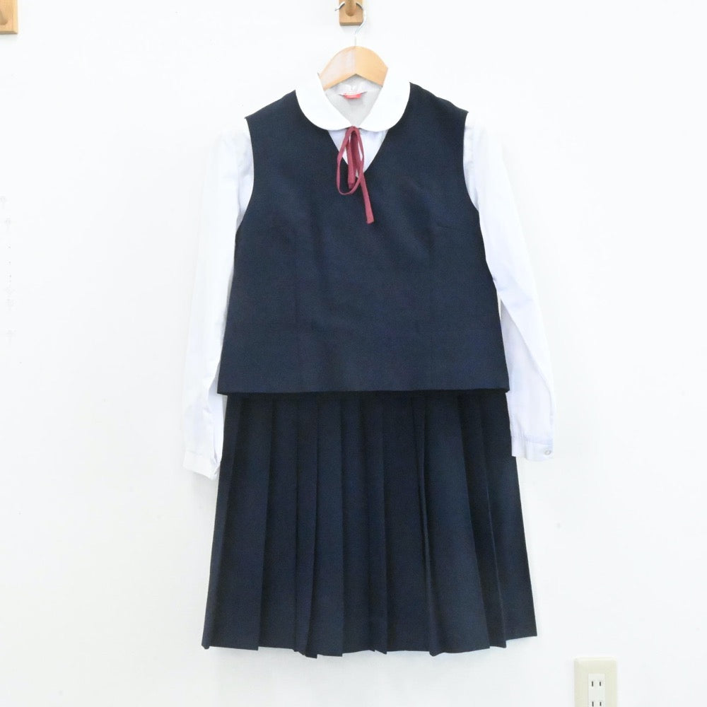 中古制服】富山県 富山市立北部中学校 女子制服 6点(シャツ 中古制服】富山県 富山市立北部中学校 女子制服 6点(シャツ