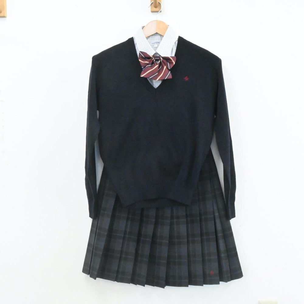 中古制服】岐阜県 岐阜県立瑞浪高校 女子制服 5点（ブレザー・ニット・シャツ・スカート）sf006955【リサイクル学生服】 | 中古制服通販パレイド