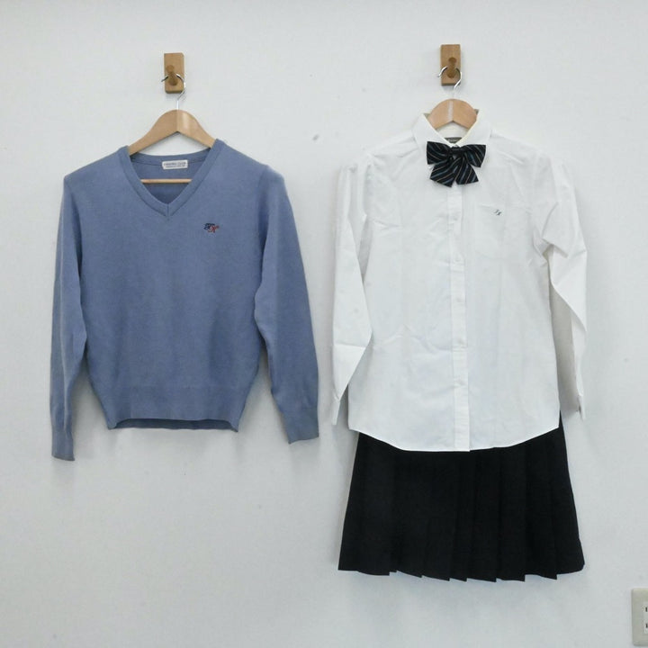 【中古制服】静岡県 常葉大学付属菊川高等学校 女子制服 5点（ブレザー・スカート・ニット・シャツ）sf006985【リサイクル学生服】 |  中古制服通販パレイド