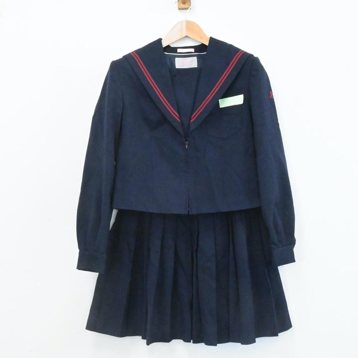 【中古制服】大分県 中津市立豊陽中学校 女子制服 4点（セーラー服・ベスト・シャツ・スカート）sf007016【リサイクル学生服】 |  中古制服通販パレイド