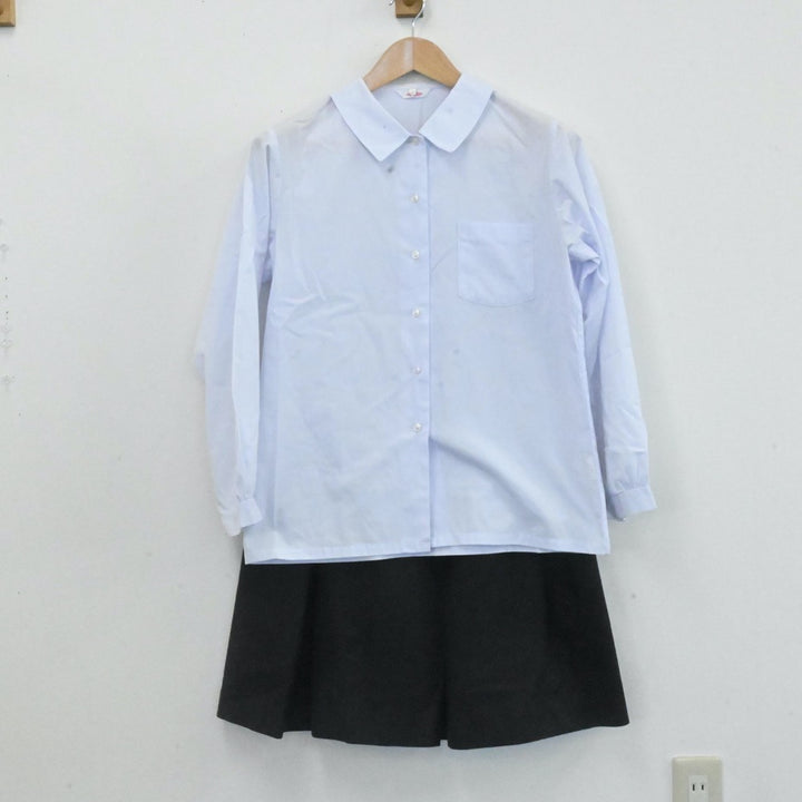 【中古】大分県 大分県立中津南高等学校 女子制服 4点（ブレザー・ベスト・シャツ・スカート）sf007018