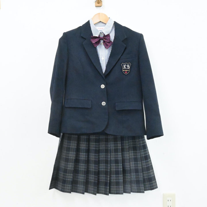 昭和 学生 制服 性交 中古制服】山梨県 山梨県立甲府昭和高校 女子制服 5点(ブレザー・シャツ・シャツ・スカート)sf007063【リサイクル学生服】 | 中古制服 通販パレイド