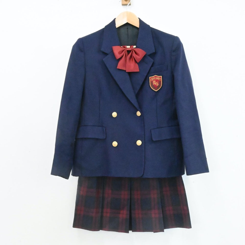 【中古】埼玉県 浦和学院高校 女子制服 3点（ブレザー・スカート・スカート）sf007078