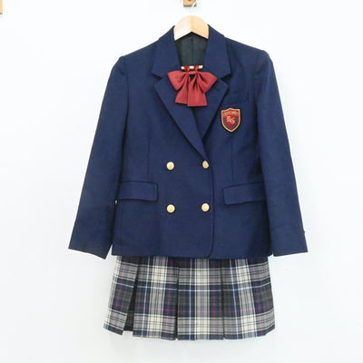 【中古】埼玉県 浦和学院高校 女子制服 3点（ブレザー・スカート・スカート）sf007078