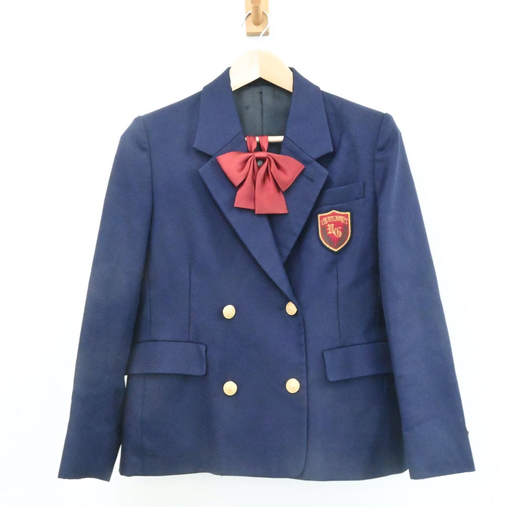 【中古】埼玉県 浦和学院高校 女子制服 3点（ブレザー・スカート・スカート）sf007078