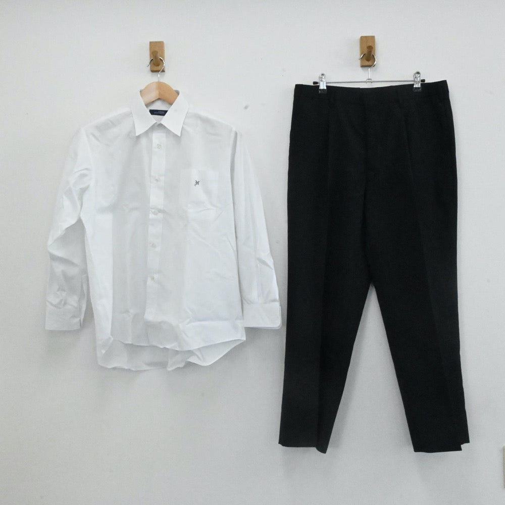 【中古】東京都 日本大学第一高等学校 男子制服 3点（ニットベスト・シャツ・ズボン）sf007122