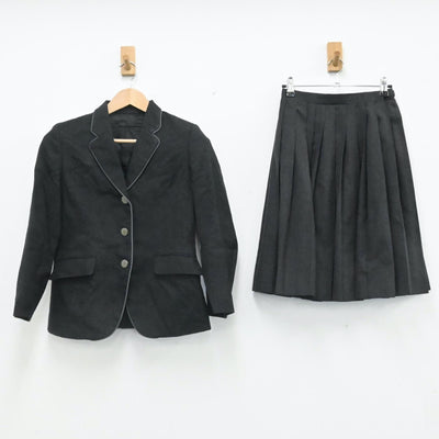 【中古】東京都 世田谷区立用賀中学校 女子制服 2点（ブレザー・スカート）sf007147