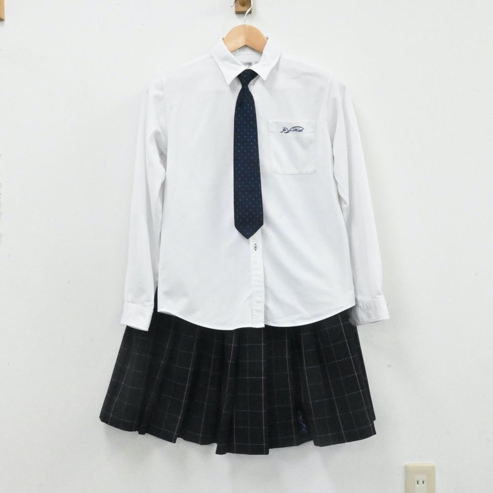 【中古】京都府 京都府立城陽高等学校 女子制服 5点（ブレザー・シャツ・スカート）sf007154