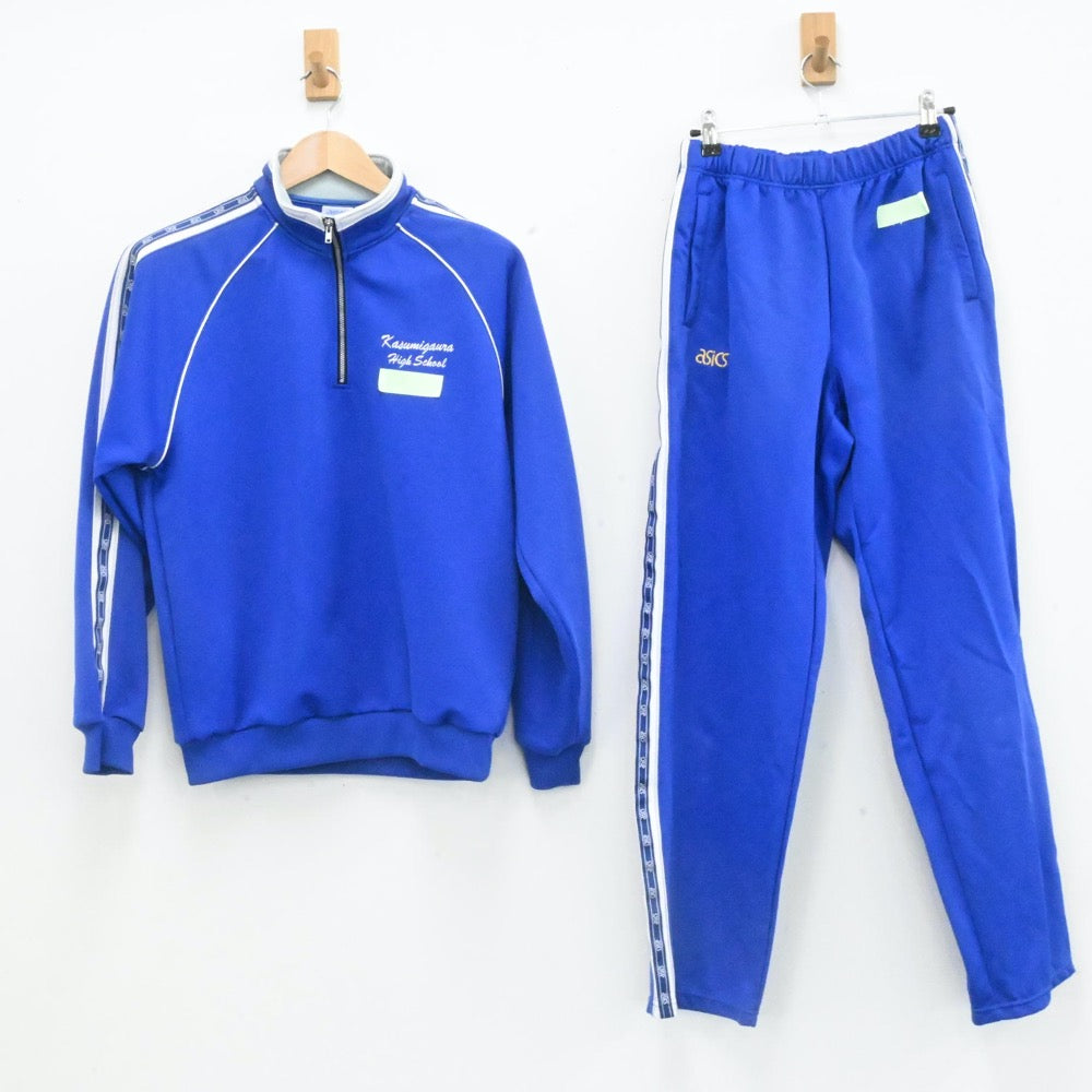 中古制服】茨城県 霞ヶ浦高校 男子制服 2点（ジャージ 上・ジャージ 下