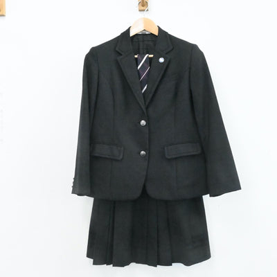 【中古】大阪府 大阪国際大和田高校 女子制服 5点（ブレザー・ニット・スカート）sf007185