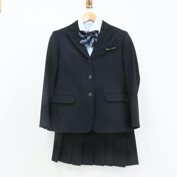 【中古制服】滋賀県 滋賀短期大学付属高等学校 女子制服 5点（ブレザー・ニット・シャツ・スカート）sf007216【リサイクル学生服】 | 中古制服 通販パレイド