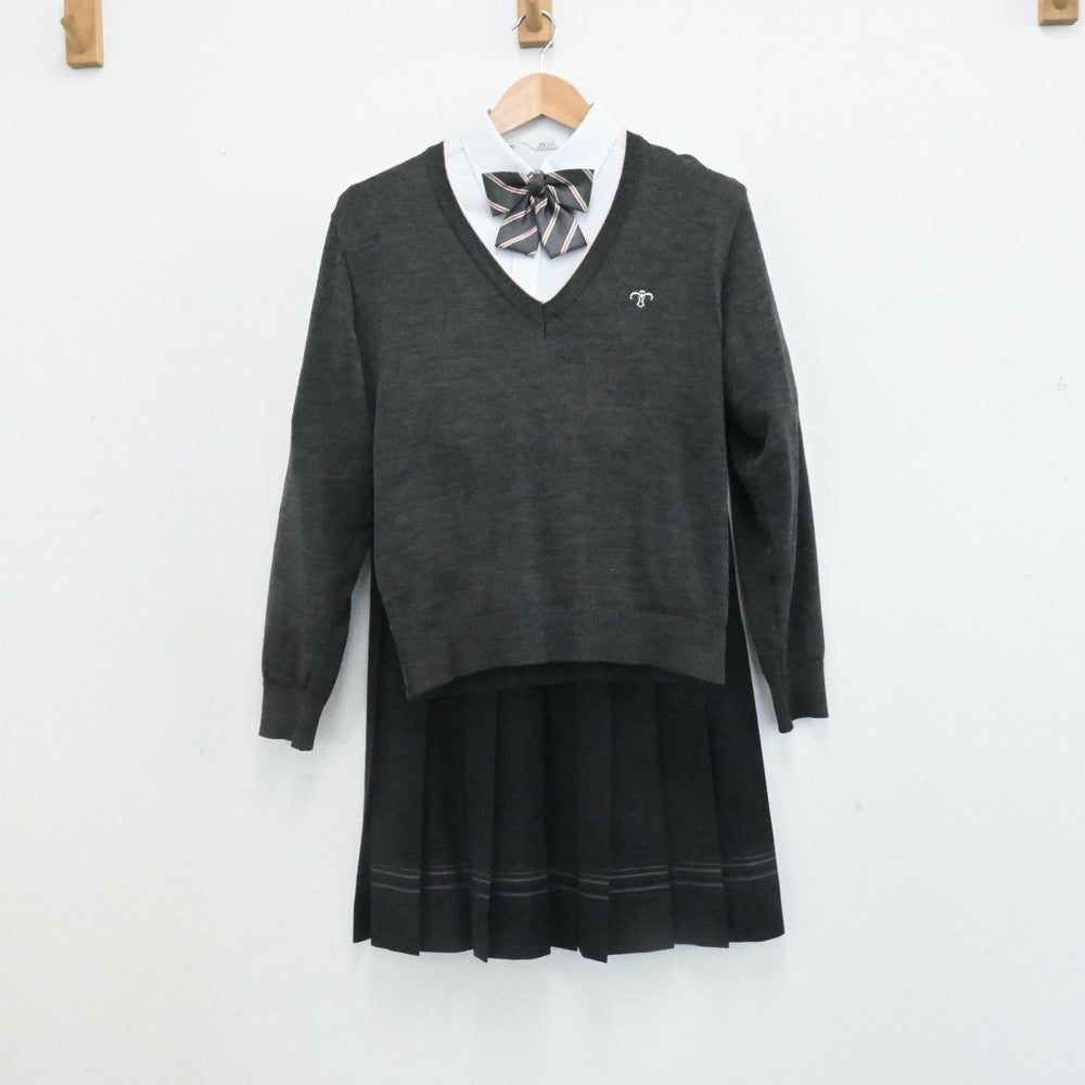 中古制服】秋田県 秋田県立角館高等学校 女子制服 5点（ブレザー・シャツ・ニット・スカート）sf007256【リサイクル学生服】 | 中古制服 通販パレイド