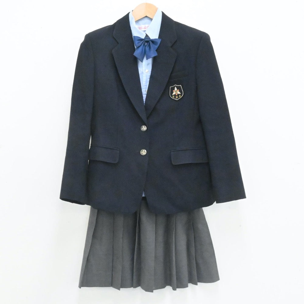 【中古】東京都 東京農業大学第三高等学校 女子制服 4点（ブレザー・シャツ・スカート）sf007324