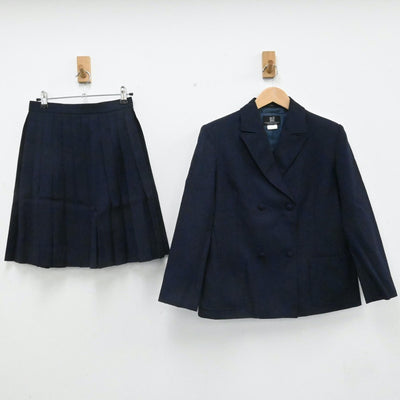 【中古】東京都 青山高等学校 女子制服 2点（ブレザー・スカート）sf007334