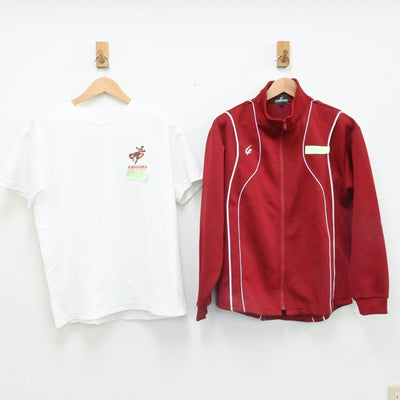 【中古】神奈川県 希望ヶ丘高等学校 男子制服 3点（体操服 上・ジャージ 上・ジャージ 下）sf007337