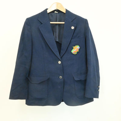 【中古】長野県 西部中学校 女子制服 4点（ブレザー・ベスト・スカート）sf007349