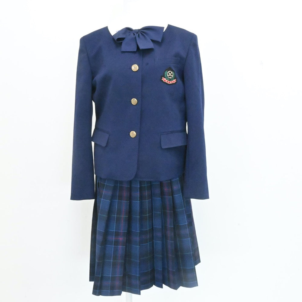 中古制服】熊本県 熊本中央高等学校 女子制服 7点（ブレザー・シャツ・ニット・ニット・スカート）sf007353【リサイクル学生服】 | 中古制服 通販パレイド