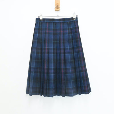 【中古】熊本県 熊本中央高等学校 女子制服 4点（シャツ・ニットベスト・スカート）sf007354