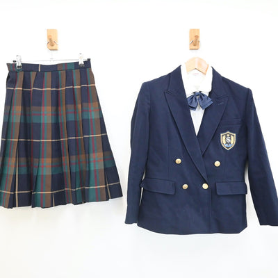 【中古】東京都 創価高等学校 女子制服 7点（ブレザー・シャツ・ニット・スカート）sf007367