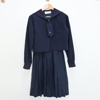 【中古】神奈川県 北鎌倉女子学園 女子制服 4点（コート・セーラー服・スカート）sf007380