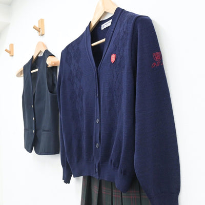 【中古】大阪府 大阪桐蔭高等学校 女子制服 5点（ブレザー・ニット・ベスト・スカート）sf007392