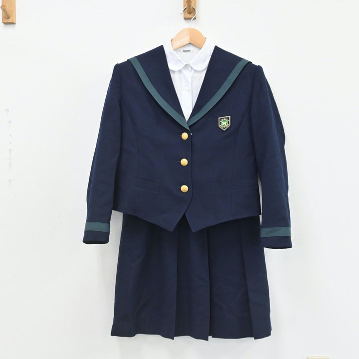 【中古】岐阜県 岐阜女子高等学校 女子制服 8点（ブレザー・シャツ・ベスト・スカート）sf007416