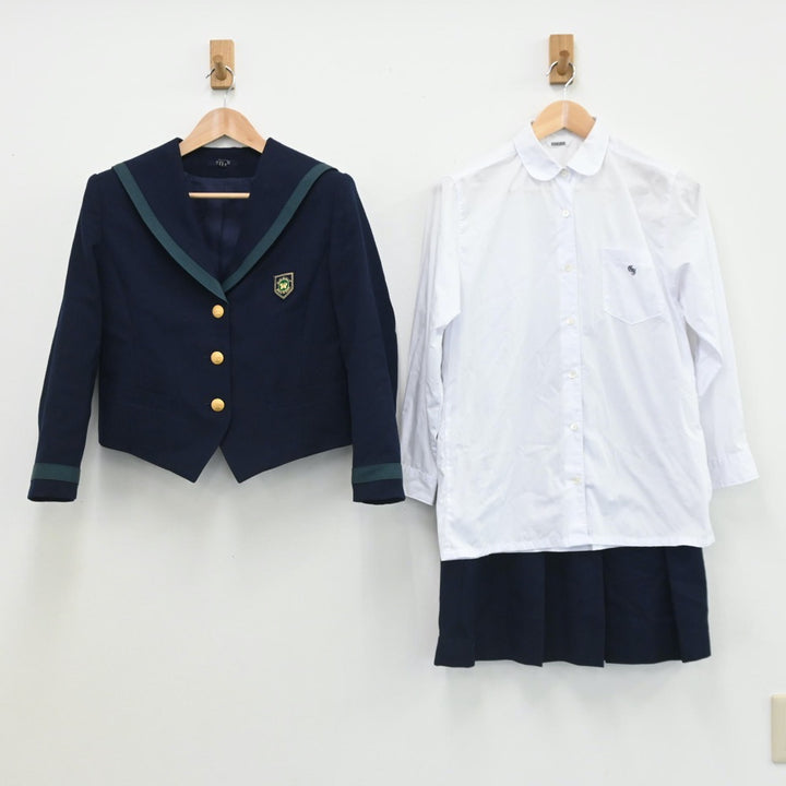 【中古制服】岐阜県 岐阜女子高等学校 女子制服 8点（ブレザー・シャツ・ベスト・スカート）sf007416【リサイクル学生服】 | 中古制服通販パレイド