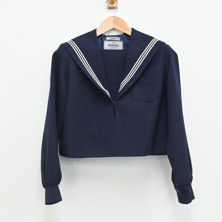 中古制服】愛知県 小牧中学校 女子制服 2点(セーラー服 中古制服】愛知県 小牧中学校 女子制服 2点(セーラー服