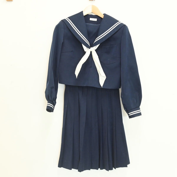 中古制服】山口県 徳山高等学校 女子制服 3点（セーラー服・スカート）sf007456【リサイクル学生服】 | 中古制服通販パレイド