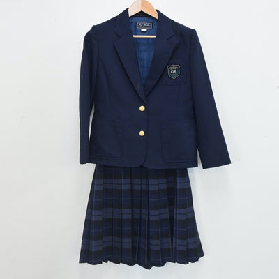 【中古】千葉県 ちはら台南中学校 女子制服 3点（ブレザー・ベスト・スカート）sf007488