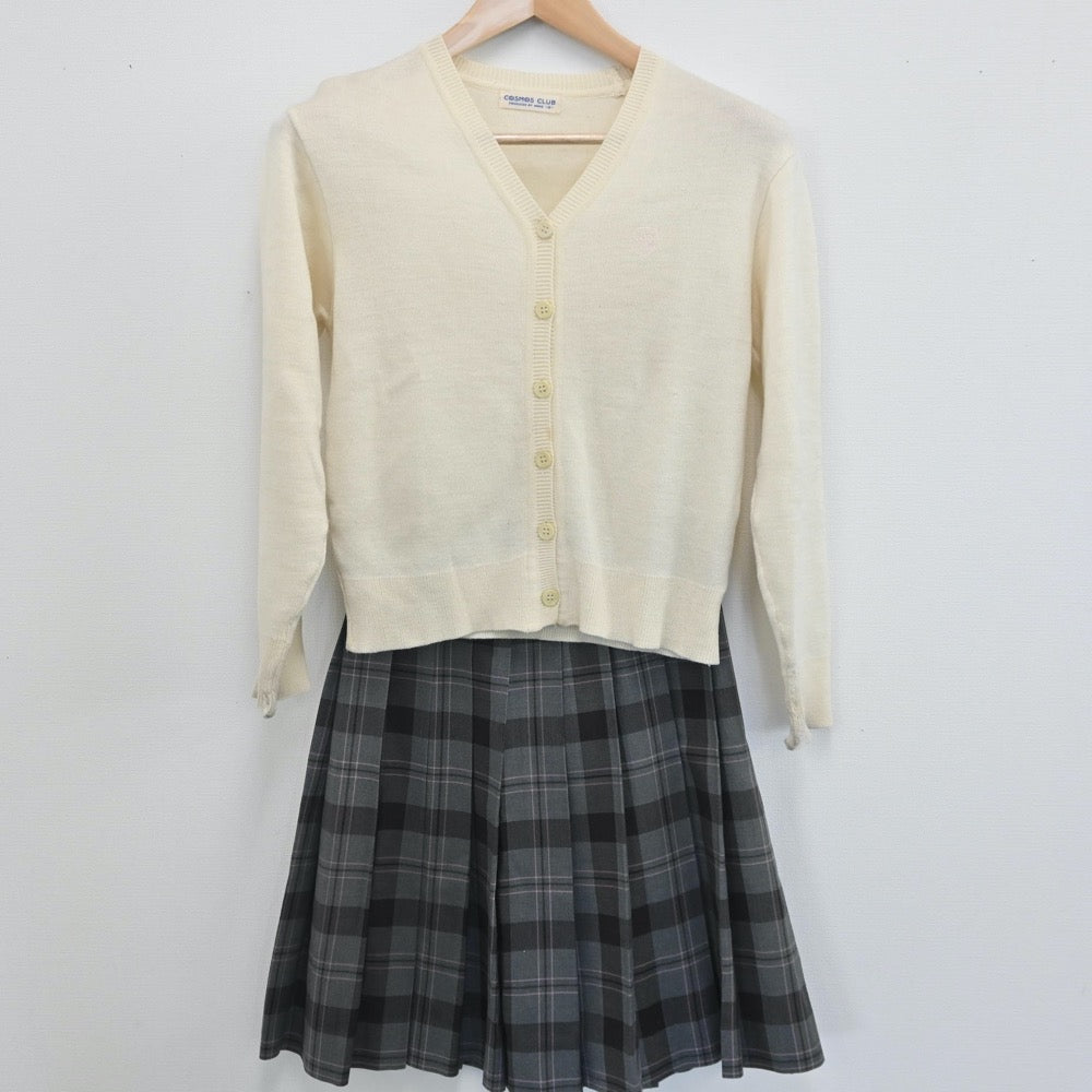 【中古】大阪府 あべの翔学高等学校 女子制服 6点（ブレザー・シャツ・ニット・スカート）sf007521