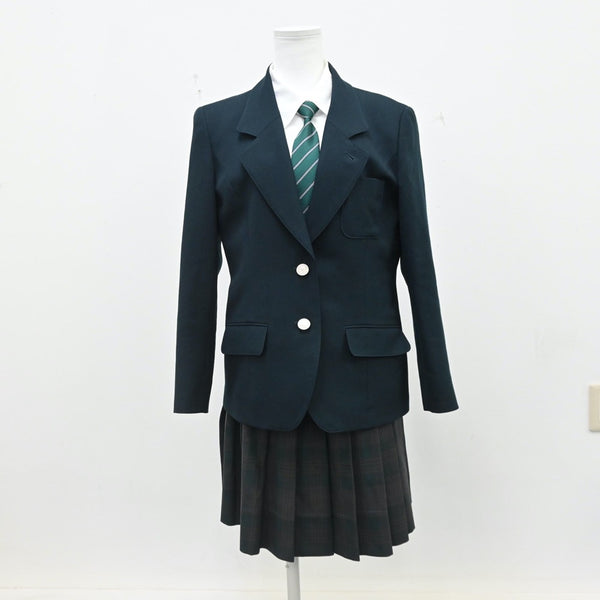 【中古制服】千葉県 国府台女子学院高等部 女子制服 6点（ブレザー 