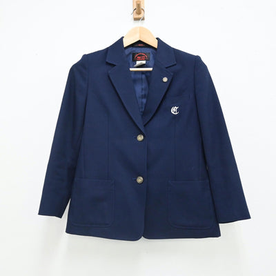 【中古】広島県 広島市立井口台中学校 女子制服 3点（ブレザー・ジャンパースカート）sf007600