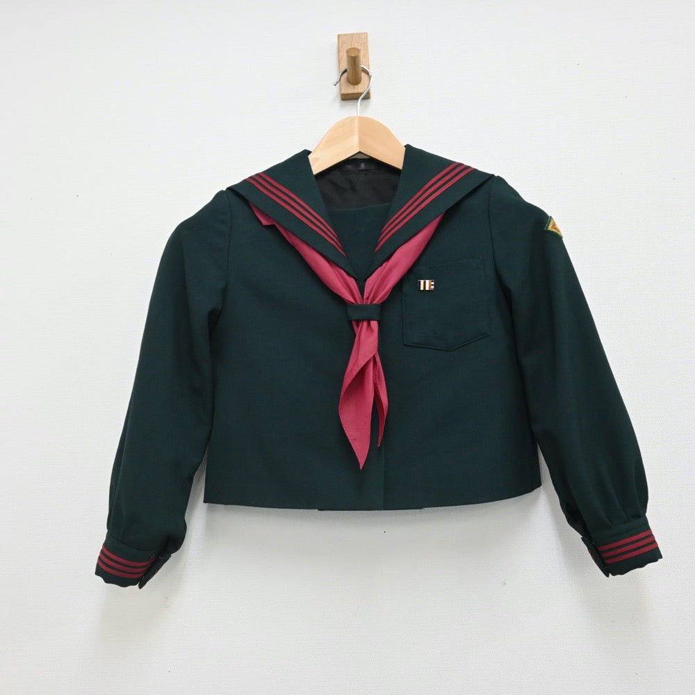 中古制服】千葉県 国府台女子学院小学部 女子制服 3点（セーラー服・ジャンパースカート）sf007611【リサイクル学生服】 | 中古制服通販パレイド