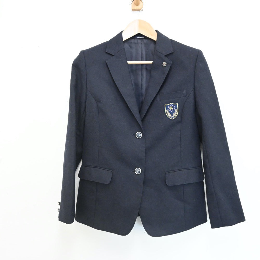 【中古】東京都 都立新宿高等学校 女子制服 3点（ブレザー・スカート）sf007620