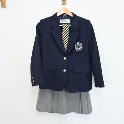 【中古】愛知県 中京大学附属中京高等学校 女子制服 4点（ブレザー・スカート）sf007627