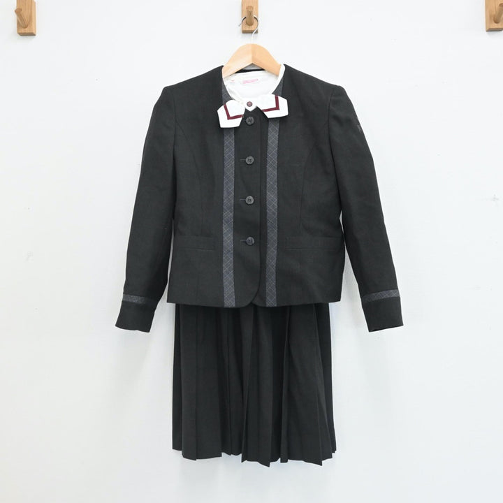 【中古制服】大阪府 英真学園高等学校 女子制服 4点（ブレザー・シャツ・スカート）sf007644【リサイクル学生服】 | 中古制服通販パレイド