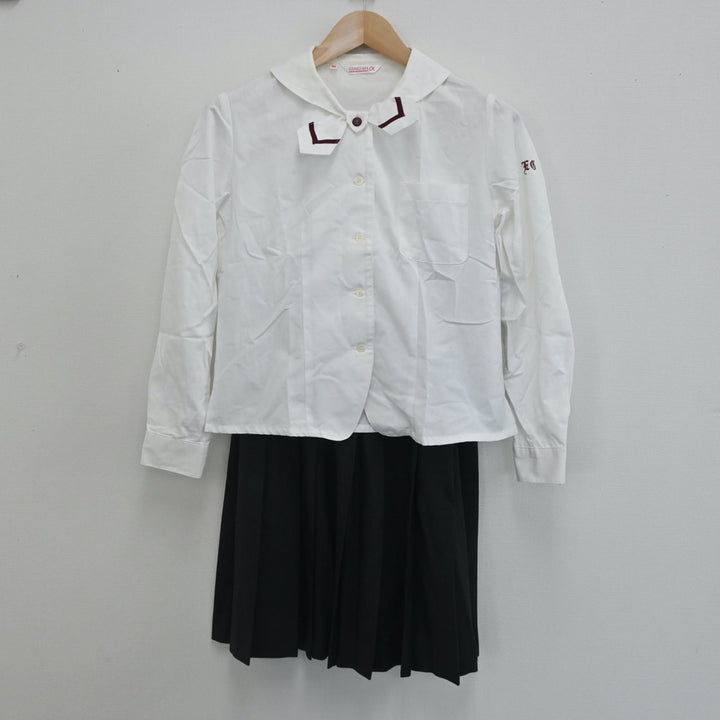 【中古制服】大阪府 英真学園高等学校 女子制服 4点（ブレザー・シャツ・スカート）sf007644【リサイクル学生服】 | 中古制服通販パレイド