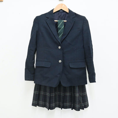 【中古】東京都 東京都立永福学園 女子制服 4点（ブレザー・スカート）sf007671