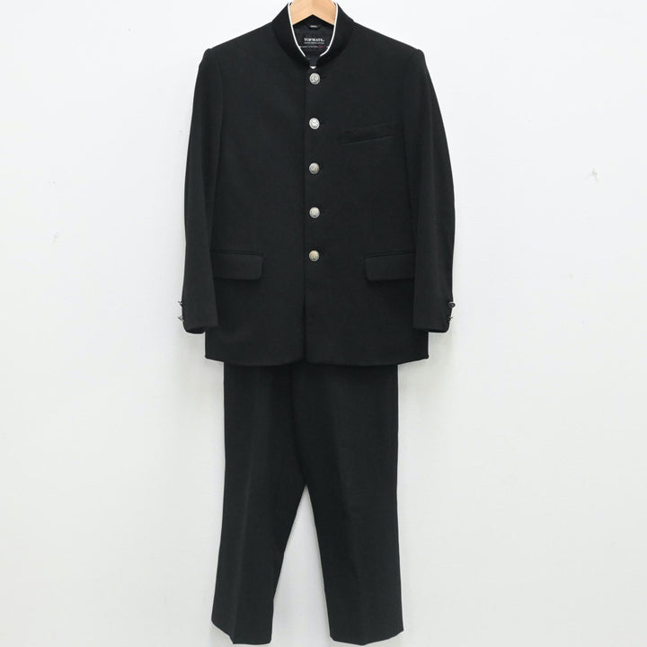 中古制服】鹿児島県 鴨池中学校 男子制服 3点（学ラン・ズボン・ズボン