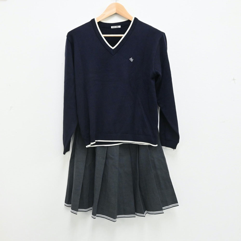 中古制服】岡山県 創志学園高等学校 女子制服 7点（ブレザー・シャツ・ニット・スカート）sf007731【リサイクル学生服】 | 中古制服通販パレイド