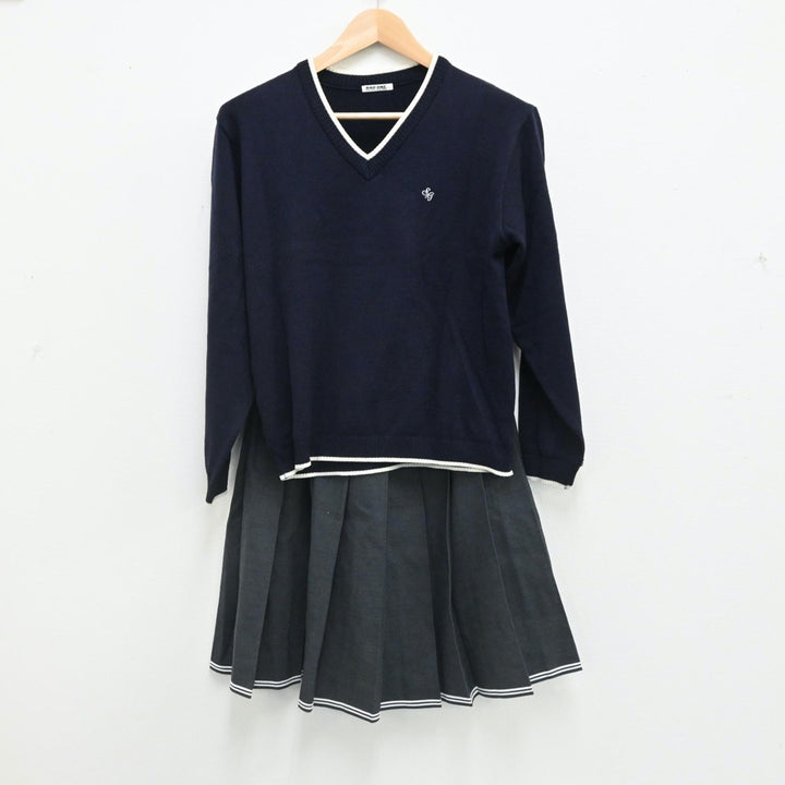 【中古制服】岡山県 創志学園高等学校 女子制服 7点（ブレザー・シャツ・ニット・スカート）sf007731【リサイクル学生服】 | 中古制服通販パレイド