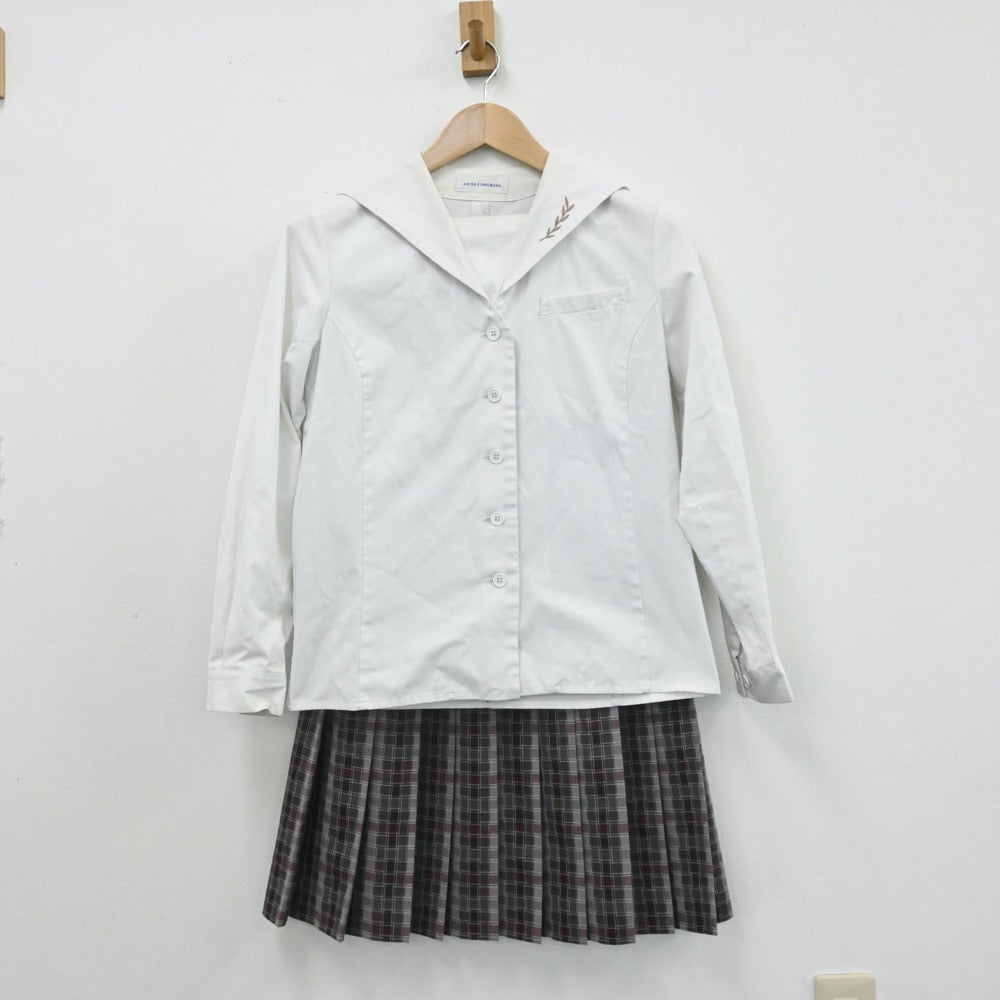 【中古】愛知県 名城大学附属高等学校 女子制服 3点（ブレザー・セーラー服・スカート）sf007793