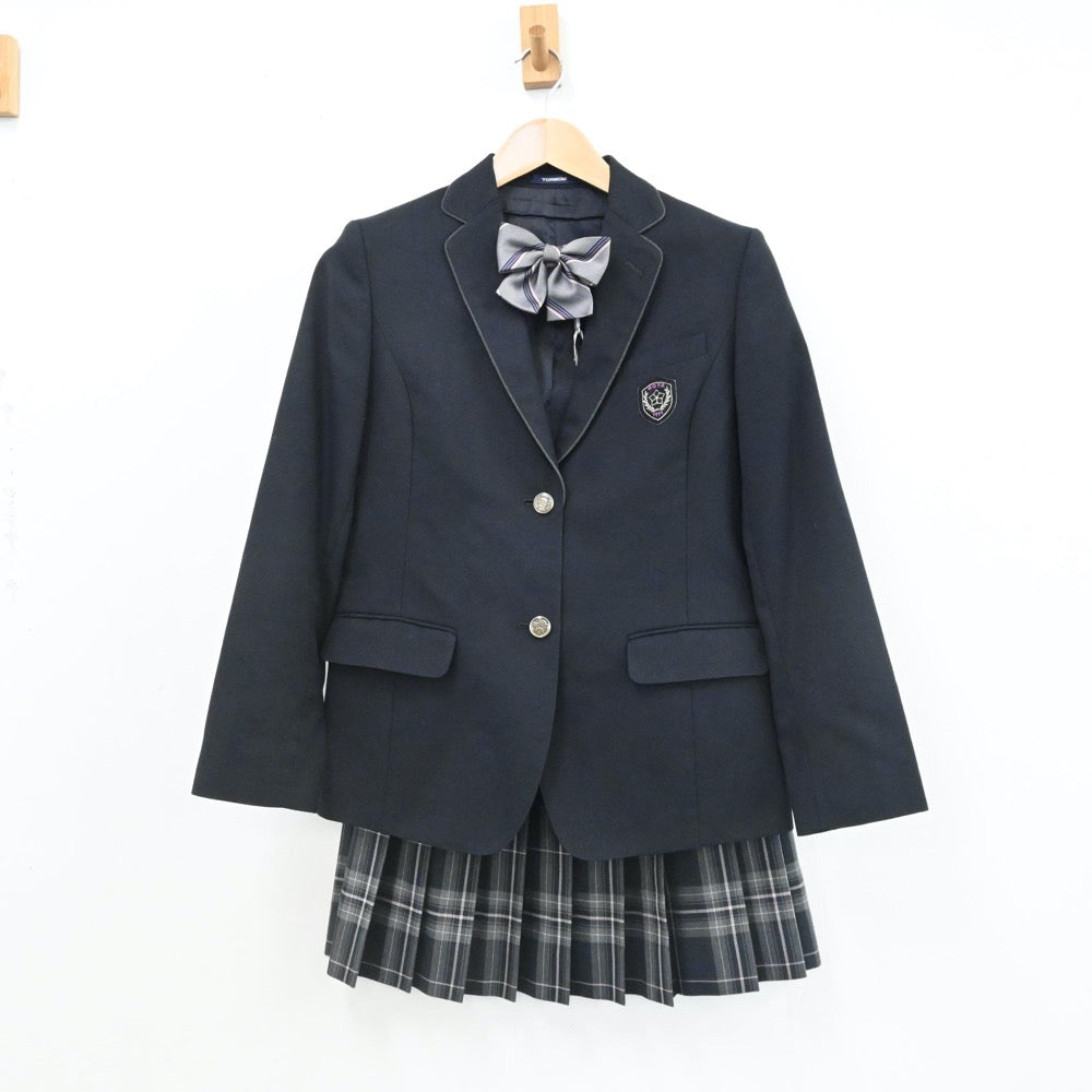 【中古】東京都 都立保谷高校 女子制服 3点（ブレザー・スカート）sf007798