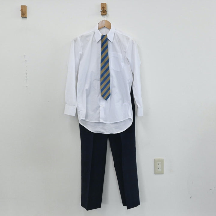 中古制服】神奈川県 藤沢翔陵高等学校 男子制服 6点（ブレザー・シャツ
