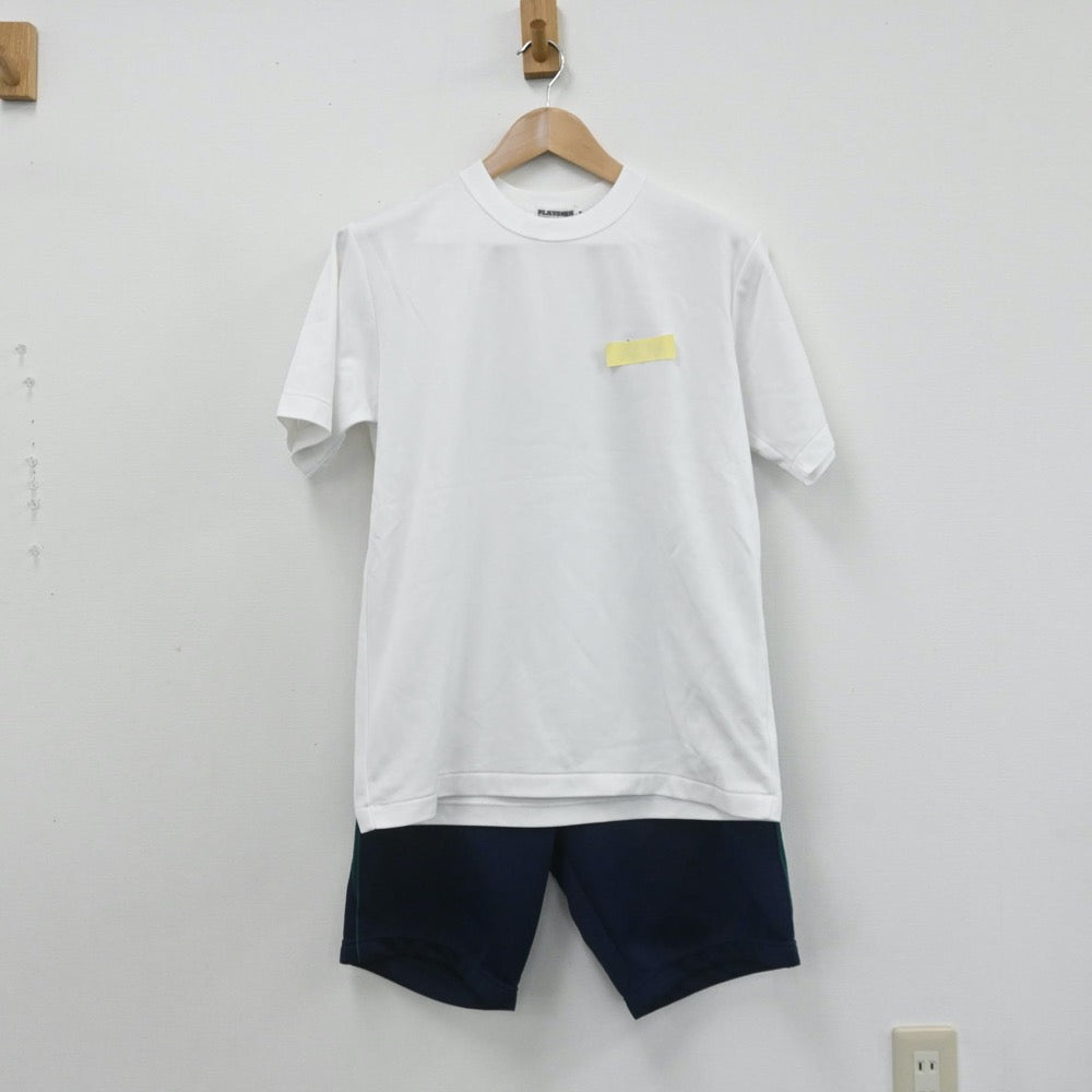 【中古】東京都 府中高等学校 女子制服 2点（体操服 上・体操服 下）sf007808