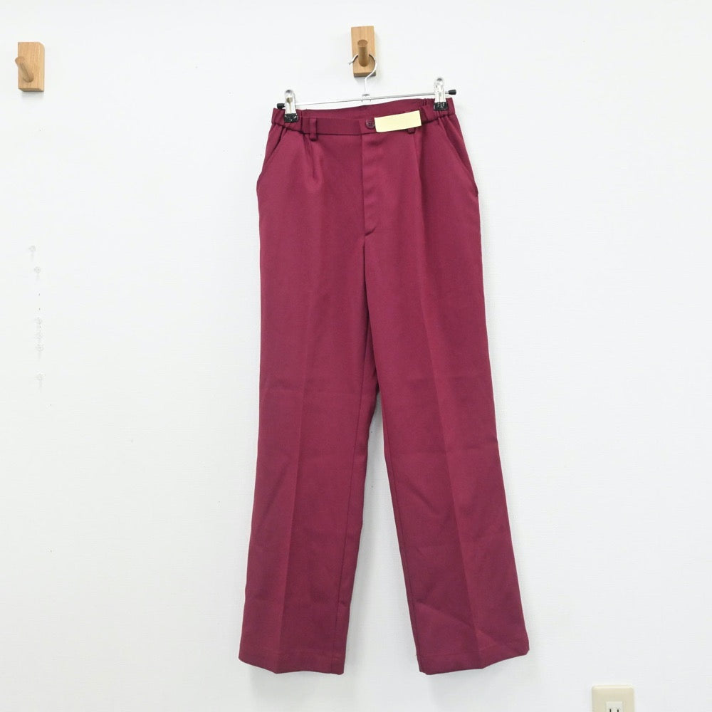 【中古】山口県 中村女子高等学校 看護ユニフォーム 女子制服 2点（シャツ・ズボン）sf007812