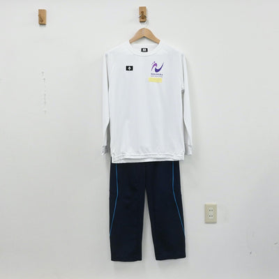 【中古】山口県 中村女子高等学校 女子制服 3点（体操服 上・ジャージ 上・ジャージ 下）sf007814