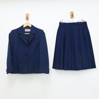 【中古】千葉県 千葉県立千葉高等学校 女子制服 3点（ブレザー・ベスト・スカート）sf007825